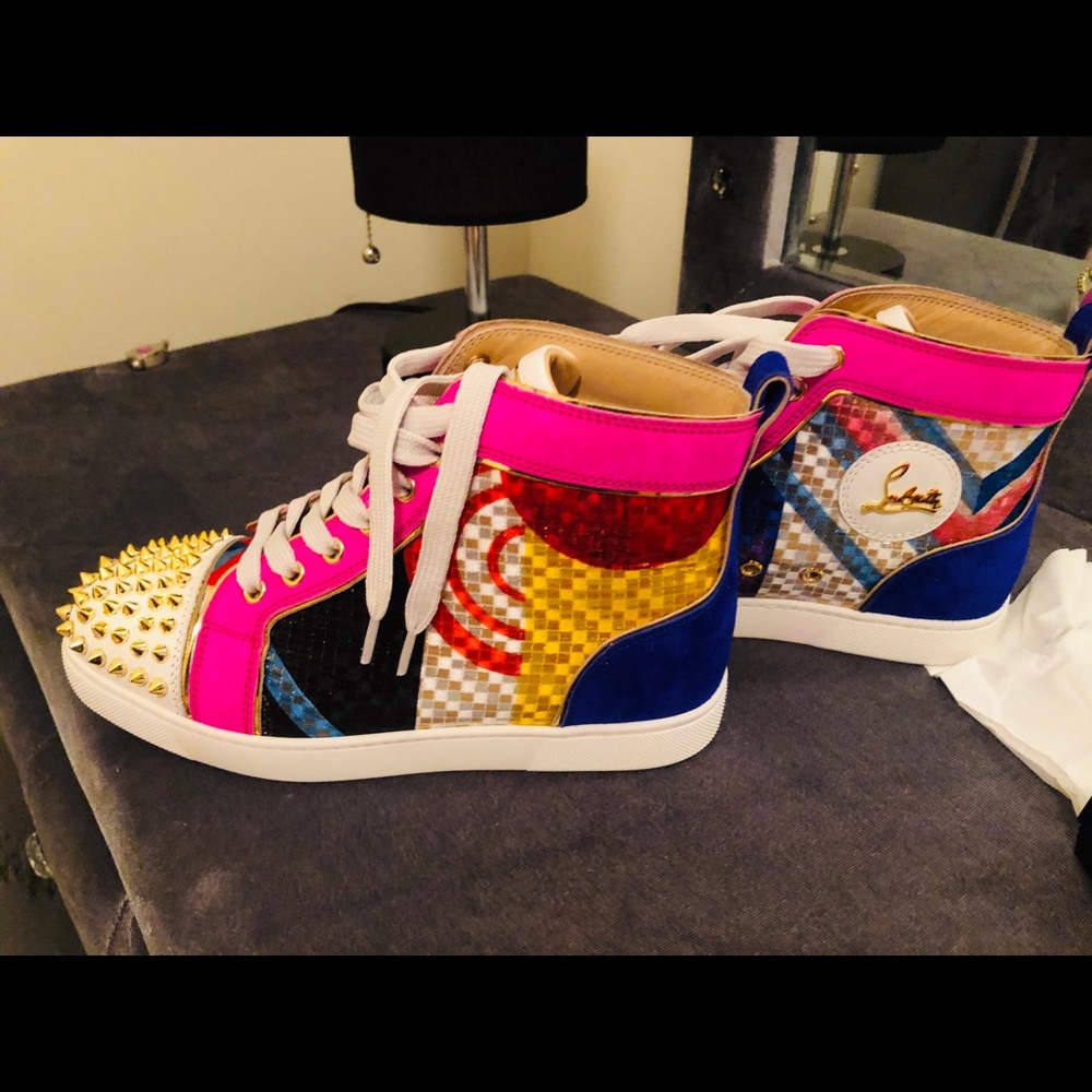SOLDAuthentic Christian Louboutin's/Lou Spikes NWT